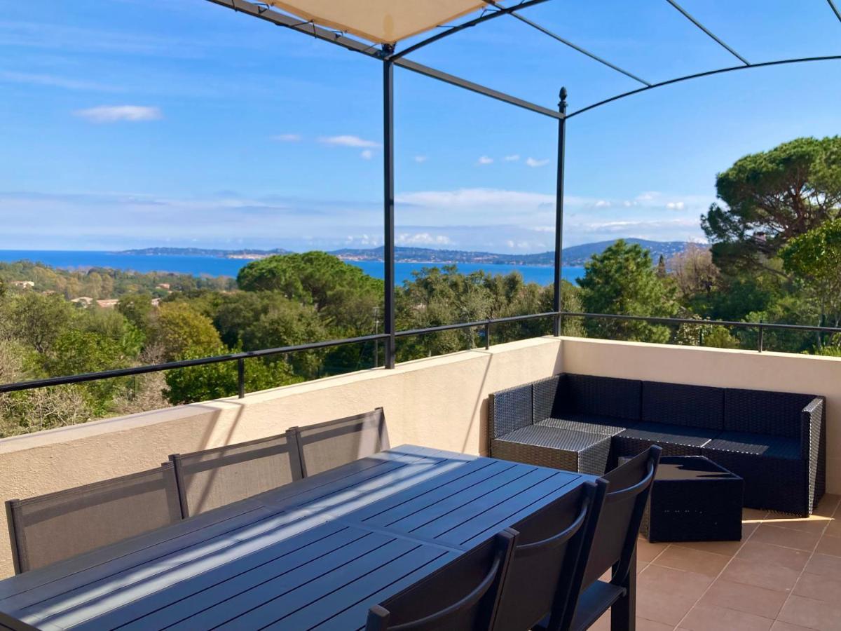 Les Restanques Vue Mer Pressoir 3131 Apartment Grimaud Luaran gambar