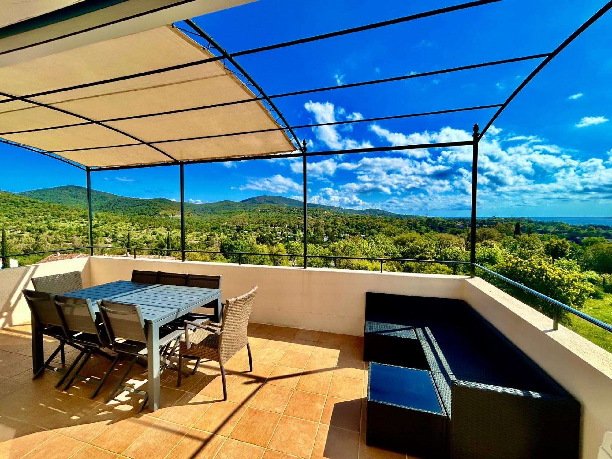 Les Restanques Vue Mer Pressoir 3131 Grimaud Luaran gambar