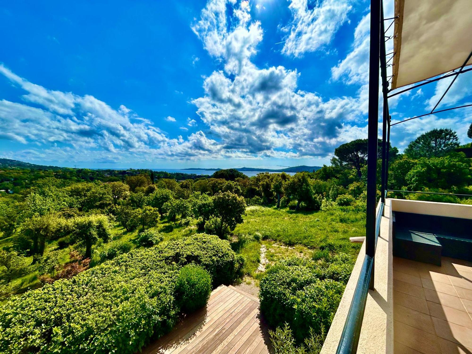 Les Restanques Vue Mer Pressoir 3131 Grimaud Luaran gambar